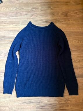 💥 Classic Navy Crewneck Sweater - Women's Soft Knit